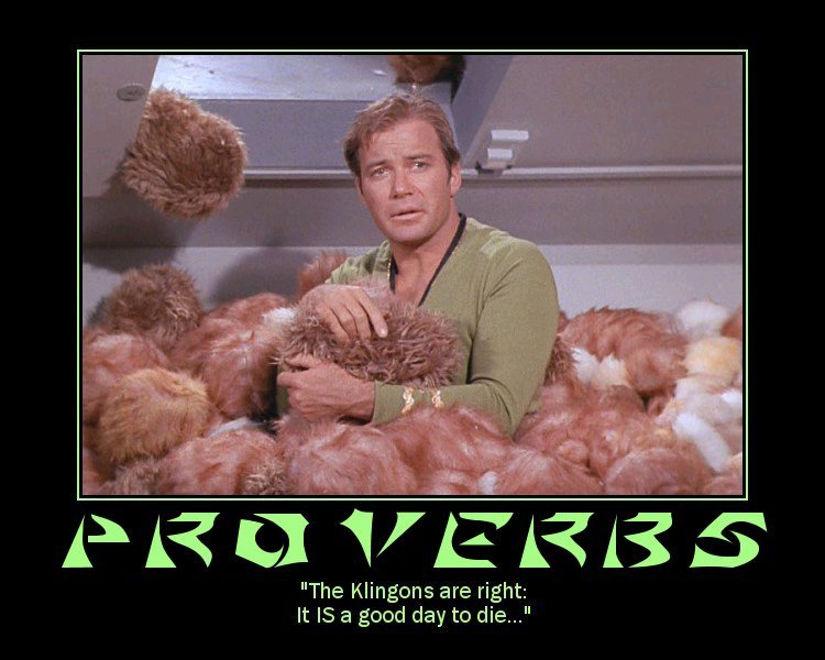 funny proverbs. Free, Funny Star Trek
